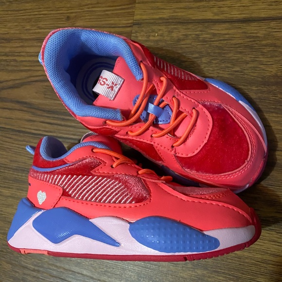 Puma Other - Puma RSX Running System Sneakers for Toddlers Pink and Blue Size 8C